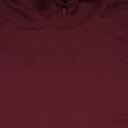 thumbnail image 2 of Stylus Mens Big & Tall Burgundy Long Sleeve Mock Neck Quarter Zip Shirt 3XL, 2 of 2