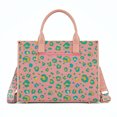 thumbnail image 6 of Wrangler Leopard Tote bag with Cup Holder Laptop Tote 15.6 Inch Work Bag, Leopard Pink, 6 of 7