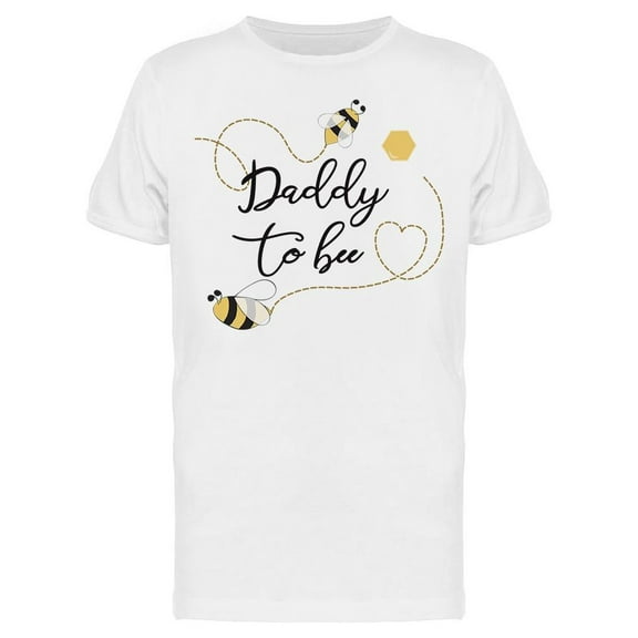Text: Daddy To Be T-Shirt Men -Image by Shutterstock, Male x-Large