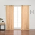 thumbnail image 3 of Best Home Fashion, Inc. Wide Width Damask Jacquard Grommet Curtain Panels (Set of 2), 3 of 7