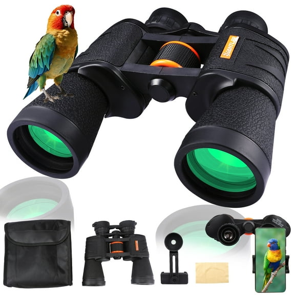 BFVV 20X50 Binoculars for Adult with Phone Clip for Bird Watching Hunting Stargazing Concerts Sports,FMC Lens HD High Powered Telescopes