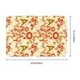 thumbnail image 3 of Balery Scandinavian Alphabet2 Doormat, Durable Flannel Fabric, Waterproof Stain and Fade Resistant, Low Profile,Indoor Outdoor Door Mats, Easy Clean Patio Entrance Mat, 16x24in, 3 of 9