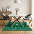 thumbnail image 3 of ODIKA American Football Turf Design Championship Game Field Layout Non-Slip Chair-Friendly for Dining Room, Under Table, Home Office, 3 of 7