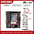 thumbnail image 4 of X99H Desktop Motherboard+E5 2666 V3 CPU+Thermal Grease LGA2011-V3 B85 DDR3X4 ECC Slot M.2 NVME PCI-E 3.0 X16, 4 of 5