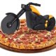 thumbnail image 1 of cortador de pizza de motocicleta, 1 of 5