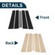 thumbnail image 3 of Ofertas Únicas 6 Pcs Moldura de Ventana para Honda Ridgeline 2009-2015 Negro, 3 of 8