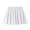 white, variant on Girls High Waisted Plain Pleated Skirt Skater Tennis School Uniforms Skirt Lining Shorts