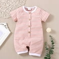 thumbnail image 2 of JUMESG Boy Baby Clothes Baby Boys'Short Sleeve Bodysuit Gift for Baby Girl or Boy Baby Clothes 0 3 6 9 12 18 24 Months,Pink 9-12 Months, 2 of 3