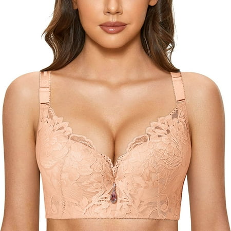 

Womens Underwire Bra Lace Floral Bra Unlined Unlined Plus Size Full Coverage BraWomens Underwire Bra Lace Floral Bra Unlined Unlined Plus Size Full Coverage Bra