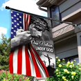 thumbnail image 3 of One Nation Under God Jesus Flag 3x5 Ft American Flag With Jesus Christ On It Flag Double Sided Mirror Printing for House Yard Outdoor Christian God Patriotic Flag Banner Decor - Unique Holiday Gift, 3 of 6