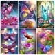 thumbnail image 2 of Pintura de diamantes 5D de animales para decoración del hogar, mosaico de mariposas de fantasía, tacones altos, bordado Diy, punto de cruz, 2 of 4