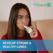 Tilcare Food-grade Materials Adjustable Resistance Respiratory Tool Kegel Exerciser, White, Green