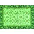 thumbnail image 1 of Ahgly Company Indoor Rectangle Oriental Green Traditional Area Rugs, 2' x 4', 1 of 4
