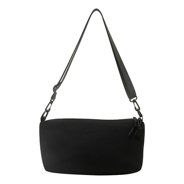 Bolso bandolera de moda para mujeres y hombres - Estilo deportivo casual con gran capacidad y diseño de color liso para lo esencial del día a día