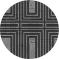 thumbnail image 1 of Ahgly Company Machine Washable Indoor Round Transitional Gray Area Rugs, 8' Round, 1 of 7
