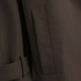 thumbnail image 4 of Holiday Clearance! AIEOTT Mens Vintage Trench Coat Lapel Wool Coat Big and Tall Pea Coat Button Down Jackets Lightweight Cardigan Jacket, 4 of 9