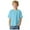 A04-Light Blue, variant on Xyant Boys Girls Tshirt Solid Color Short Sleeve 2025 Summer Top Shirts Toddler Kids Cotton Crew Neck Tee Shirts ,9-10 Years