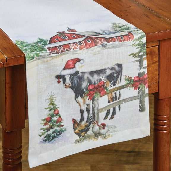 Park Designs Christmas At The Farm Table Runner 13" X 54"