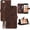 Brown, variant on for iPhone SE 2022 Case/iPhone SE Case,iPhone 8/7/6/6S Phone Case Wallet Card Holder,Leather Stand Flip Cases,Wrist Strap,Magnetic Closure,Shockproof Protective Cover Green