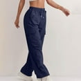 thumbnail image 3 of Women's High-Waisted Wide-Leg Overalls with Pockets - Loose Hiking Pants for Outdoor Comfort, 3 of 9