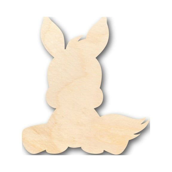 Unfinished Wood Cute Donkey Shape - Craft - up to 46" DIY 12" / 1/8"