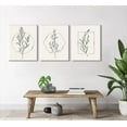 thumbnail image 3 of 3 Pcs Neutral Botanical Canvas Wall Art Beige Plant Pictures Minimalist Line Retro Floral Posters Prints Boho Artwork Simple Farmhouse Painting Home Wall Decor for Living Room Bedroom 12X16in, 3 of 6