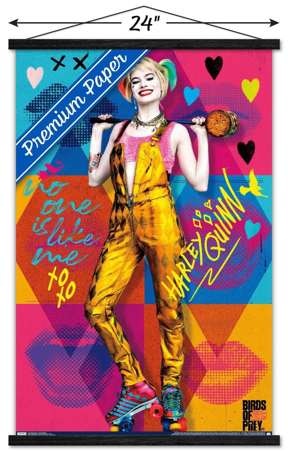 DC Comics Movie - Birds of Prey - Harley Quinn - Hammer Wall Poster, 22.375" x 34"