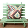 thumbnail image 5 of Benzara 24 x 24 Inches Handwoven Cotton Accent Pillow with Kilim Print, Multicolor, 5 of 5