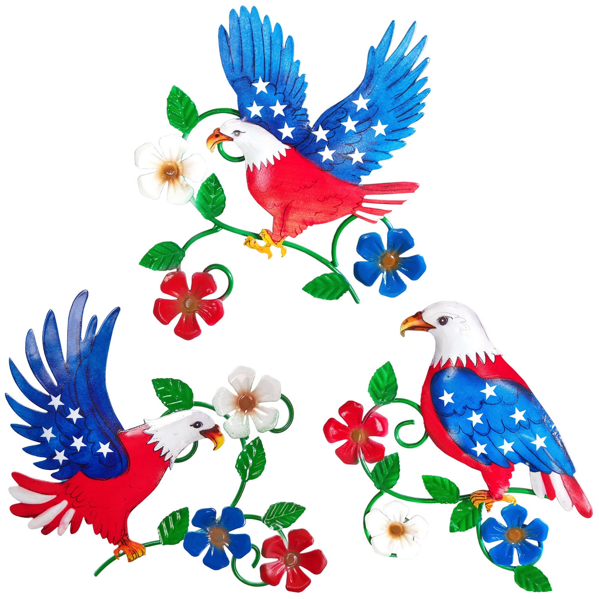 Metal Eagle Wall Art Decor American Bald Eagle Wall Art Hanging