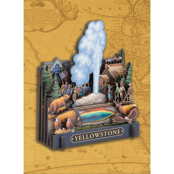 Yellowstone National Park, a 6-piece Puzzle by Dowdle Folk ...