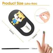 Laptop Camera Cover Slide -6 PCS,Cute Cat Webcam Cover Slide for Laptop,Tablet, Cell Phone,Computer,PC,MacBook,iMac,iPad and More Device,Cute Cat Pattern Web Cam Privacy Cover to Protect your Privacy