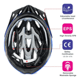 thumbnail image 4 of "Casco De Bicicleta Con Accesorios De Ciclismo Luz Trasera Belug, Negro ", 4 of 5