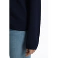 thumbnail image 6 of QUALFORT Women’s 100% Cotton Lightweight Button-Front Cardigan Sweater，v neck Long Sleeve Knit, 6 of 7