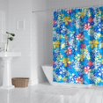 thumbnail image 2 of Waterproof Beautiful Colorful Floral Shower Curtain 72x72 Inch Boho Style Polyester Unique Shower Curtain for Bathroom Hotel Home Decor with 12 Plastic Hooks, 2 of 5