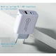 thumbnail image 5 of Enchufe de cargador USB C rápido de 20 W, USB C + USB A Adaptador de carga de energía universal PD&QC 3.0 para iPhone 13,12,12 Mini,Pro,Max,11,11pro,XS,XR,8 Plus,Pad,Air,Samsung Galaxy S21,, 5 of 5