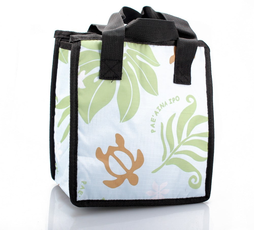 Thermal Insulated Cooler Bag Hawaiian Print Work Play Travel Sports Storage Tote 