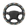 thumbnail image 3 of Fotbe Tropical Vacation Essentials for Steering Wheel Cover Universal 15 in Car Accessories for Men Women,Steering Wheel Protector Comfortable Protective Case for SUV Sedan Decor, 3 of 8