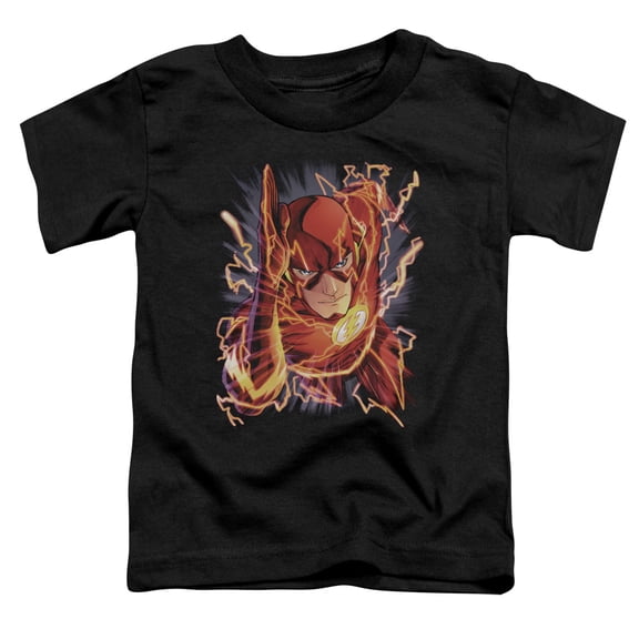 Justice League Flash #1 S/S Toddler T-Shirt Black