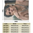thumbnail image 3 of Henry Cavill Fleece Blanket for Couch - Throw Blanket Lightweight Henry Cavill Merch Super Soft Cozy Luxury Bed Blanket Microfiber and Throws for Sofa, Black, throw-01, 3 of 6
