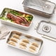 thumbnail image 3 of Contenedores de comida Bearachild 3 unids/set grandes con tapas de acero inoxidable 304 para verduras, 3 of 6