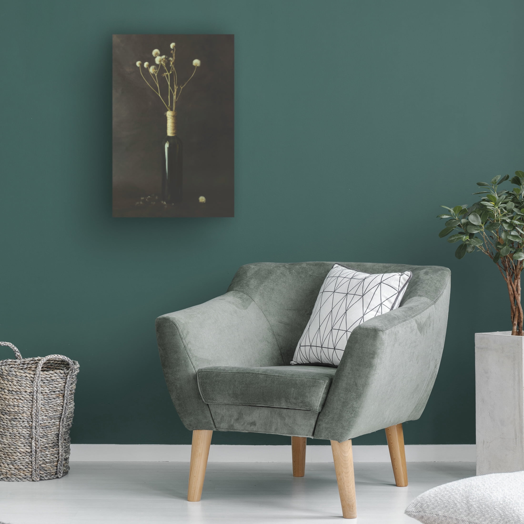 Canvas Wall Art - Cicek Kiral 'Pure' Wall Art for Living Room, Bedroom, or Office Décor by Trademark Fine Art - 30 x 47 Inches