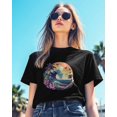 thumbnail image 3 of Summer Sea Womens Tshirt Graphic Tees Cotton Crew Neck T-Shirts, Casual Short Sleeve Shirts for Women Teen Girl, 3 of 7