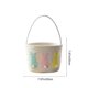 thumbnail image 3 of Decoraciones de Pascua, cestas de Pascua con conejito, cestas de algodón tejidas con conejito, lindos cubos de conejito con asa, rellenos de conejito, suministros de decoración para fiestas de huevos, 3 of 6
