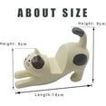 thumbnail image 2 of Cute Cell Phone Holder Stand for Desk, iPhone Mount for Office Tablet Accessories Gifts, Cool Desktop Decor Gadgets to Support Your Cellphone for Men Women Boys Girls - Kawaii White Cat, 2 of 6