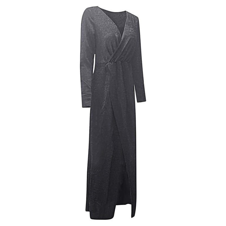 fvwitlyh Long Sleeve Dress for Women Great Gatsby 1920's Party Sequin  Tassel Flapper Dress - Walmart.com