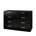 thumbnail image 6 of Tcbosik Modern 8-Drawer Double Dresser, 47.24" Wide Bedroom or Living Room Organizer, Black, 6 of 9