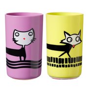 Tommee Tippee No Knock Toddler Cup, Cat & Fox – 18m+, 2pk
