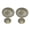Antique Silver/Pewter, variant on Urbanest Medallion Curtain Holdback – Elegant Drapery Tieback, Farmhouse Drapery Hardware for Stylish Window Treatments, 2 Pieces, Antique Silver/Pewter