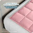 thumbnail image 4 of Bare Home 10 lbs Weighted Blanket for Kids - 40" x 60" - Minky Fleece, Light Pink, 4 of 10