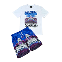 Genuine Mens Paradise Surreal Tshirt Short Set Streetwear Fashion